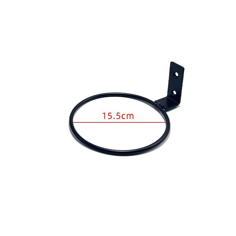 Sieninis apskrito geležies gėlių vazonų laikiklis lauko naudojimui