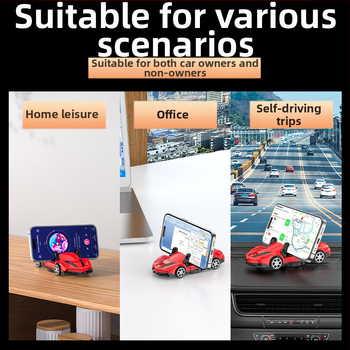 Držiak na palubnú dosku auta — univerzálna kompatibilita, lepiace uchytenie a možnosť prispôsobenia — Značka Quickly (Nie je nabíjateľný)