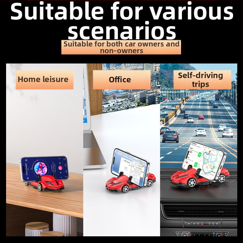 Držiak na palubnú dosku auta — univerzálna kompatibilita, lepiace uchytenie a možnosť prispôsobenia — Značka Quickly (Nie je nabíjateľný)