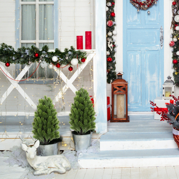 Τεχνητό δέντρο με βελόνες πεύκου, κατάλληλο για εσωτερικούς και εξωτερικούς χώρους, χριστουγεννιάτικη διακόσμηση, Δυτικό στυλ, κωδ. 2025711