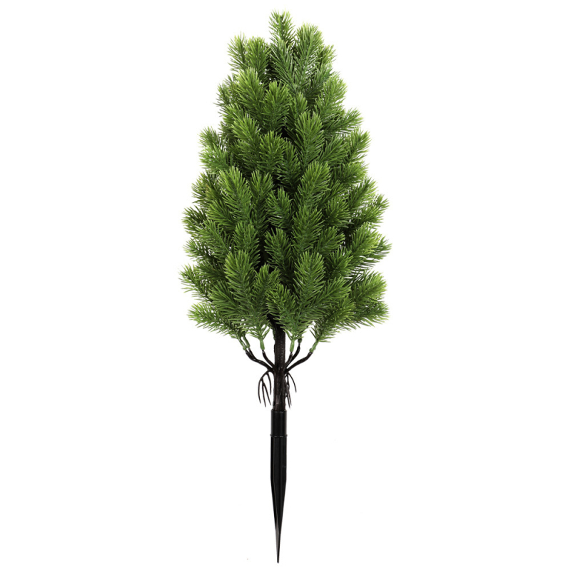Изкуствено дърво със смърчови иглички за вътрешно и външно ползване, коледна декорация, Западен стил, код 2025711
