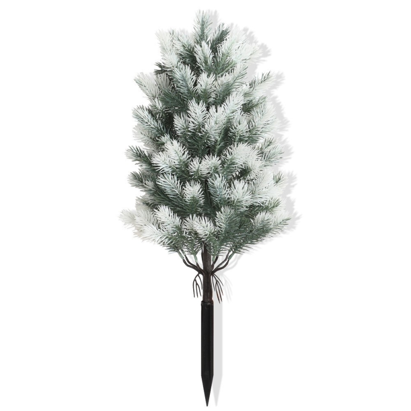Изкуствено дърво със смърчови иглички за вътрешно и външно ползване, коледна декорация, Западен стил, код 2025711