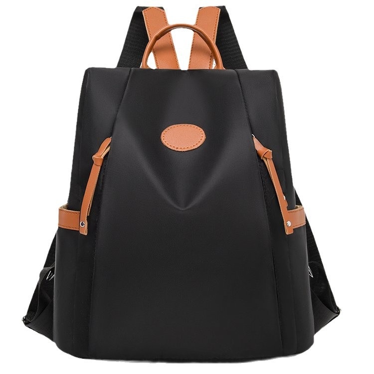 Ženski ranac od najlona, urbani jednostavan stil, proljeće 2024, podstava od poliestera, skriveni džep sa zatvaračem