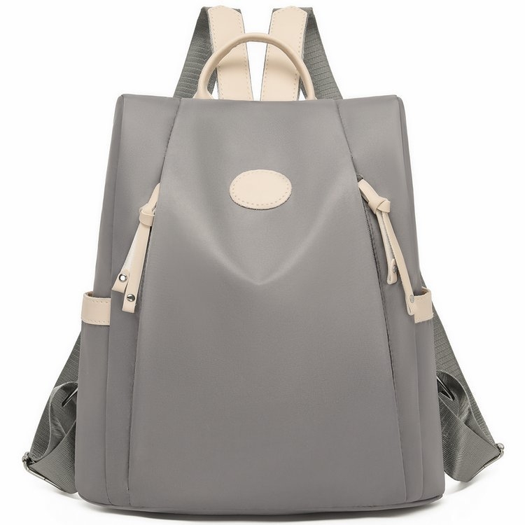 Ženski ranac od najlona, urbani jednostavan stil, proljeće 2024, podstava od poliestera, skriveni džep sa zatvaračem