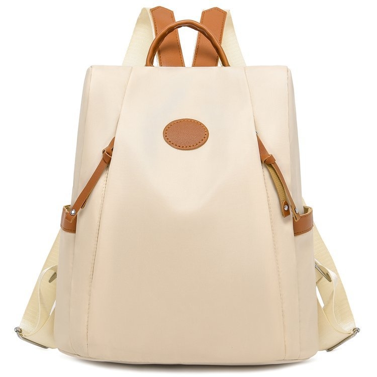 Ženski ranac od najlona, urbani jednostavan stil, proljeće 2024, podstava od poliestera, skriveni džep sa zatvaračem