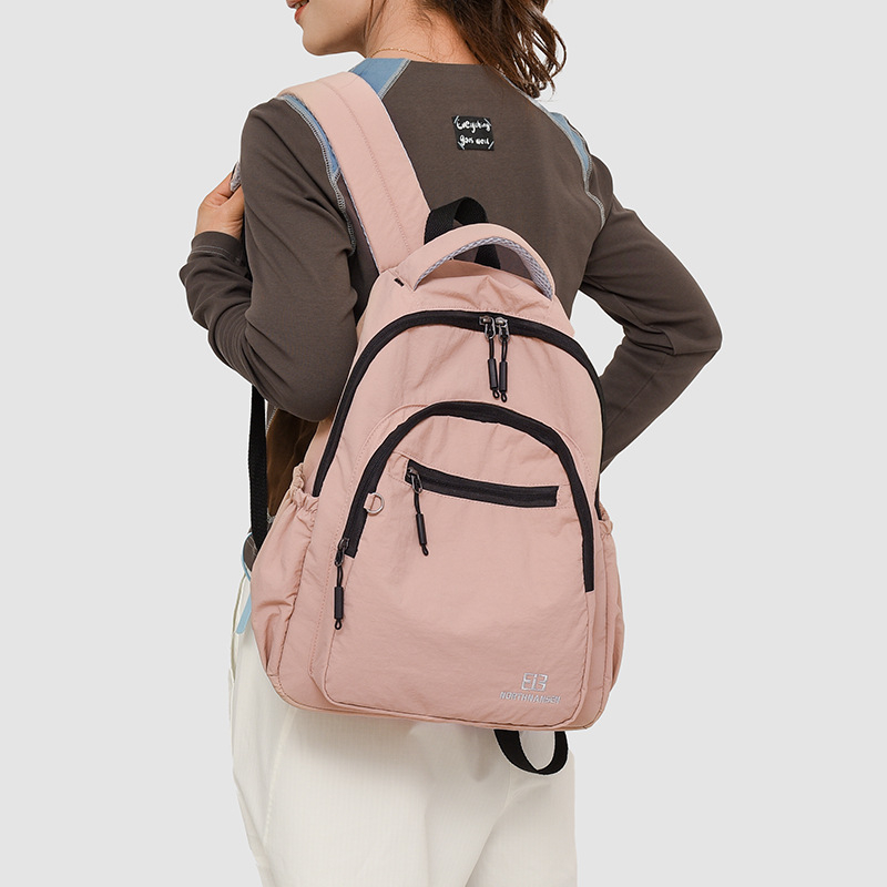 Putni ruksak od najlona, podstava od poliester, uzorak s slovima, gradski minimalistički stil, pogodan za slobodno vrijeme putovanja