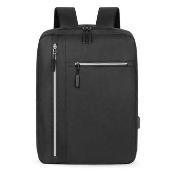 Ανδρικό-γυναικείο σακίδιο από Oxford ύφασμα με θύρα USB, κατάλληλο για φορητό έως 15 ιντσών, χωρητικότητα κάτω των 20 λίτρων