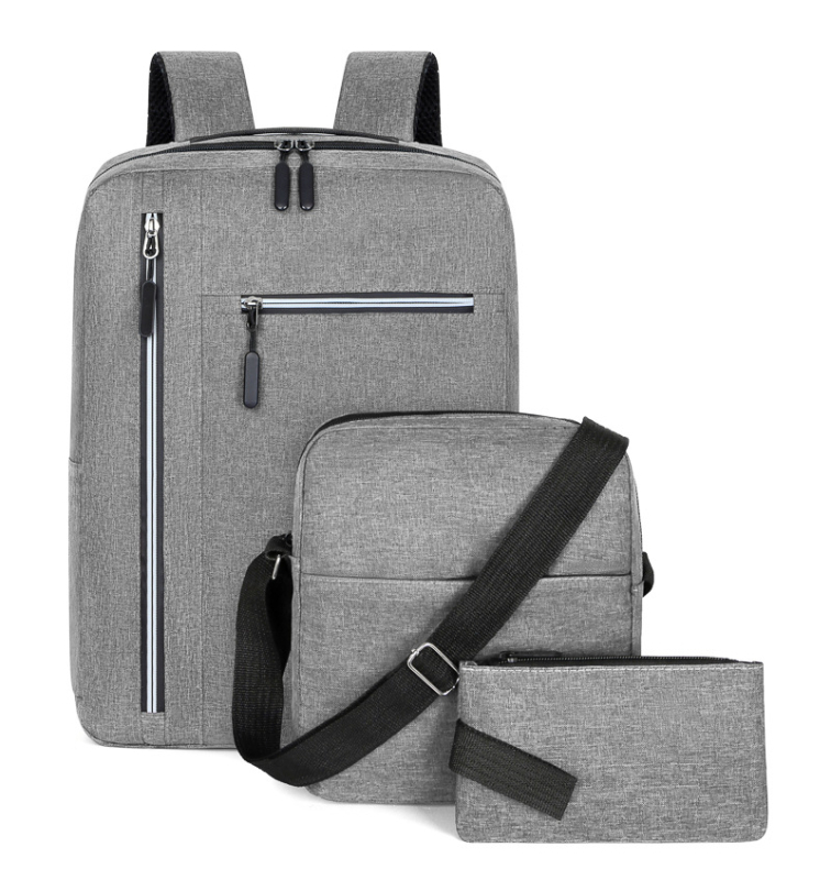 Uniszex Oxford anyagú hátizsák USB-porttal, kompatibilis 15 hüvelykes laptophoz, kapacitás alatt 20 L