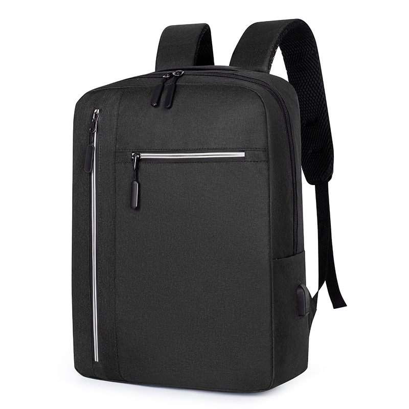 Uniszex Oxford anyagú hátizsák USB-porttal, kompatibilis 15 hüvelykes laptophoz, kapacitás alatt 20 L