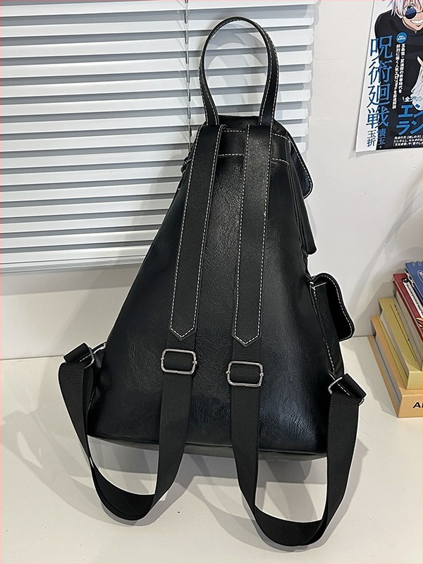 Batoh PU materiál, 20–35 l, nepremokavý, pre notebook do 8 palcov, zakrivené ramenné popruhy (Kritické špecifikácie: PU materiál; objem 20–35 l; nepremokavý; notebook 8 palcov; zakrivené ramenné popruhy)