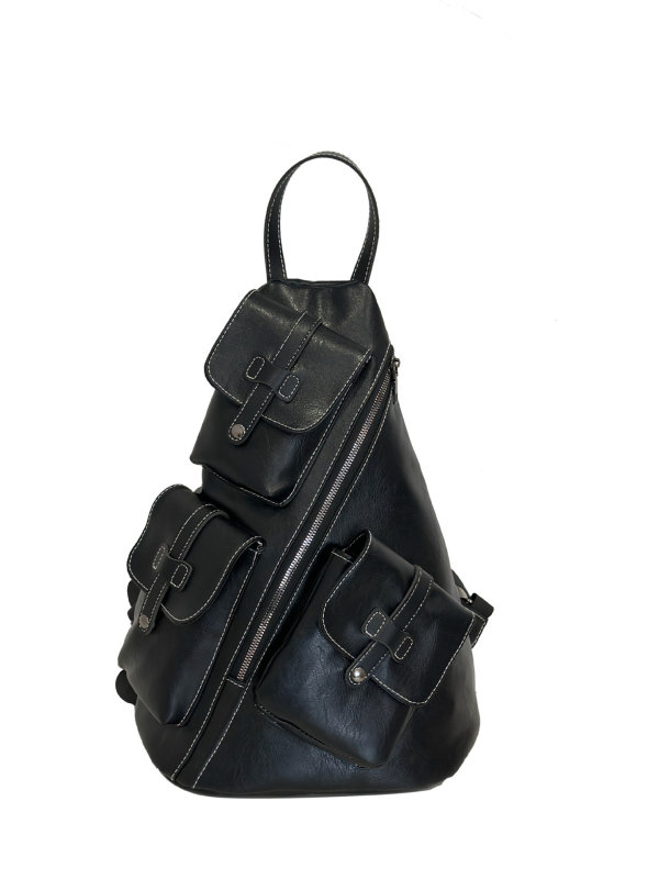 Ruksak PU, kapacitet 20–35 l, vodootporan, za 8-inčni laptop, zakrivljene naramenice (Kritične specifikacije: PU materijal; kapacitet 20–35 l; vodootpornost; 8-inčni laptop; zakrivljene naramenice)