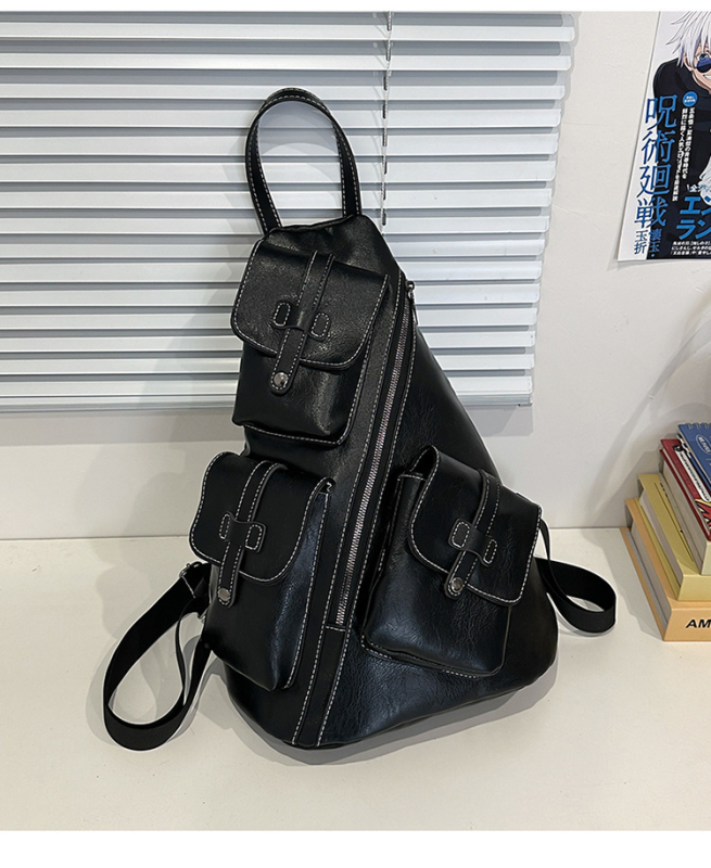 Ruksak PU, kapacitet 20–35 l, vodootporan, za 8-inčni laptop, zakrivljene naramenice (Kritične specifikacije: PU materijal; kapacitet 20–35 l; vodootpornost; 8-inčni laptop; zakrivljene naramenice)