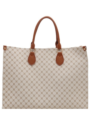 Utcai divat stílusú tote táska, PU anyag, cipzár, telefontartó zseb, poliészter bélés