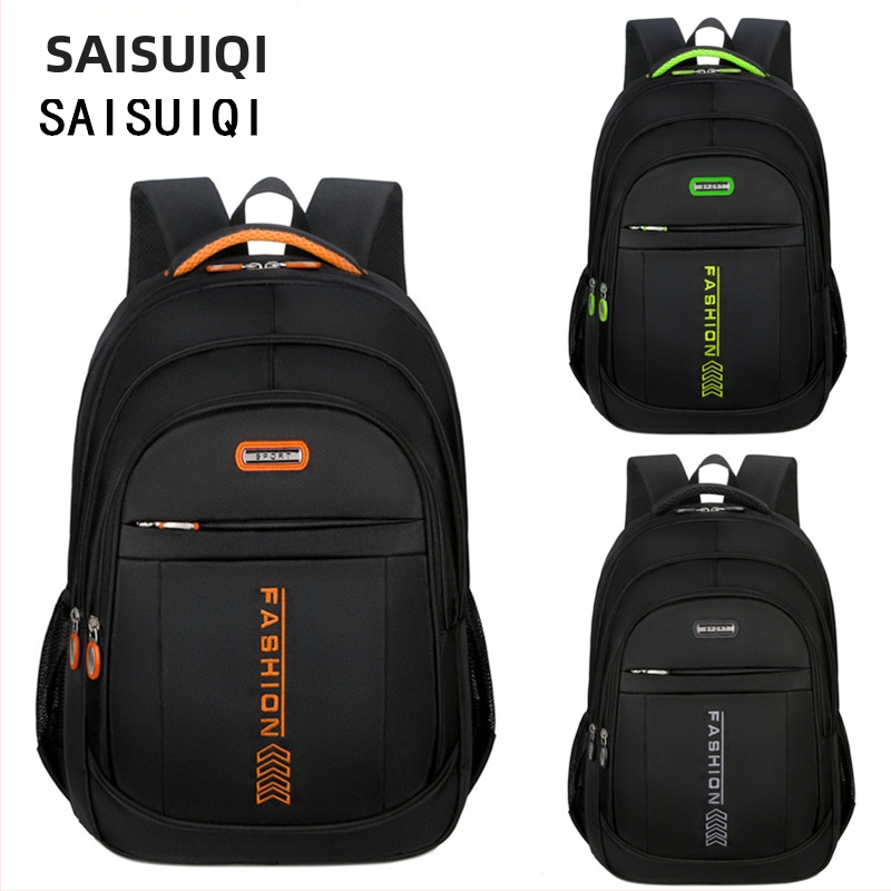 Rucsac pentru bărbați din pânză Oxford, 20–35L, pentru laptop de 14 inch, curele cu pernă de aer, căptușeală din poliester