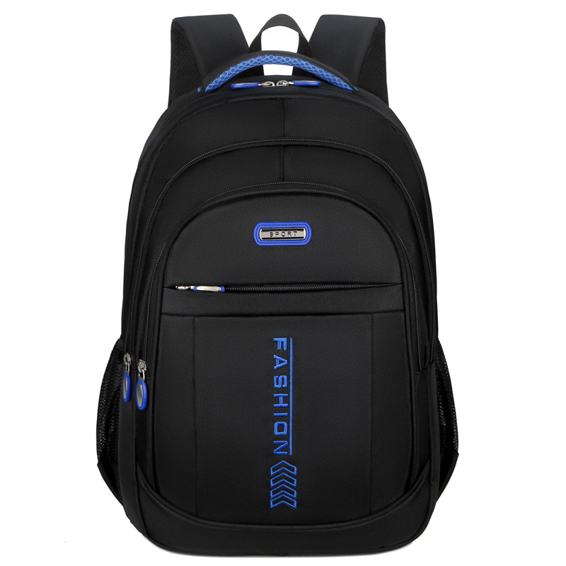 Rucsac pentru bărbați din pânză Oxford, 20–35L, pentru laptop de 14 inch, curele cu pernă de aer, căptușeală din poliester