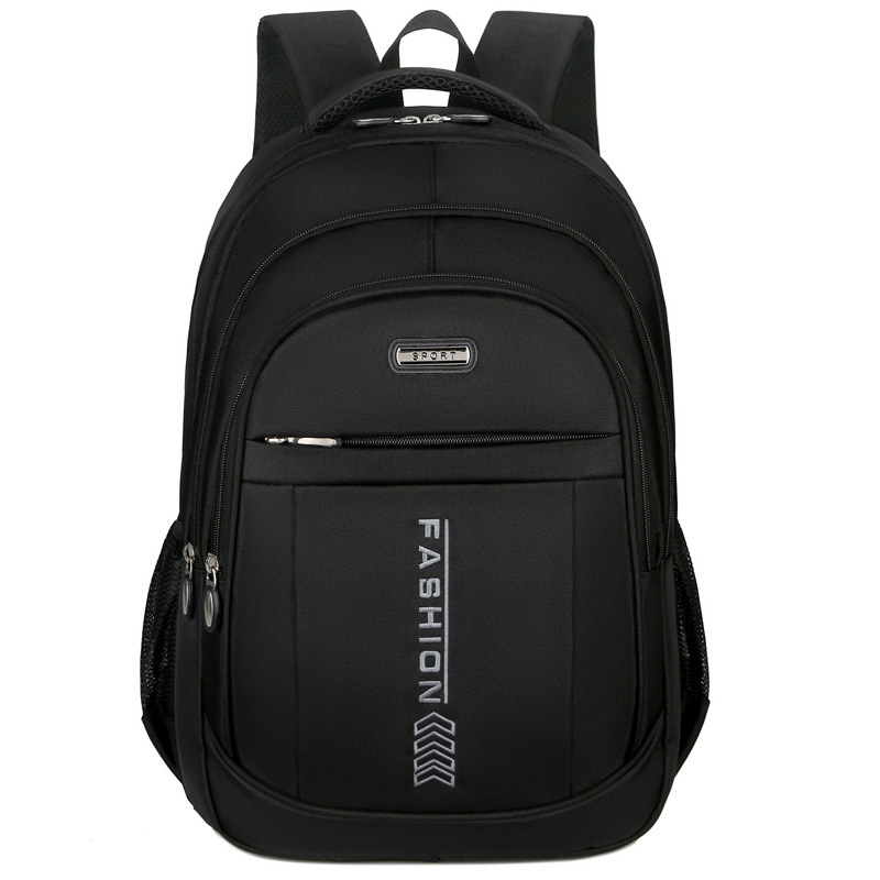Rucsac pentru bărbați din pânză Oxford, 20–35L, pentru laptop de 14 inch, curele cu pernă de aer, căptușeală din poliester