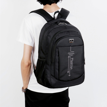 Σακίδιο από Oxford ύφασμα, χωρητικότητα 20–35 L, πολλαπλά διαμερίσματα, θήκη για φορητό 15 ιντσών, καμπύλοι ιμάντες ώμων