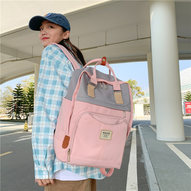 Ученическа раница с голям капацитет (56–75 л), нейлонова, дишаща, водоустойчива и износоустойчива, презрамка с въздушна възглавница, облицовка от полиестер