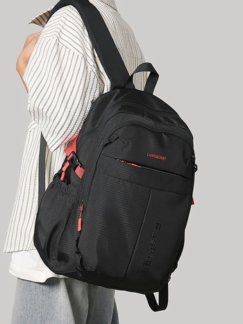 Σακίδιο ταξιδιού από καμβά, στυλ αναψυχής, κλείσιμο με φερμουάρ, εσωτερική θήκη για το τηλέφωνο, επένδυση πολυεστέρα