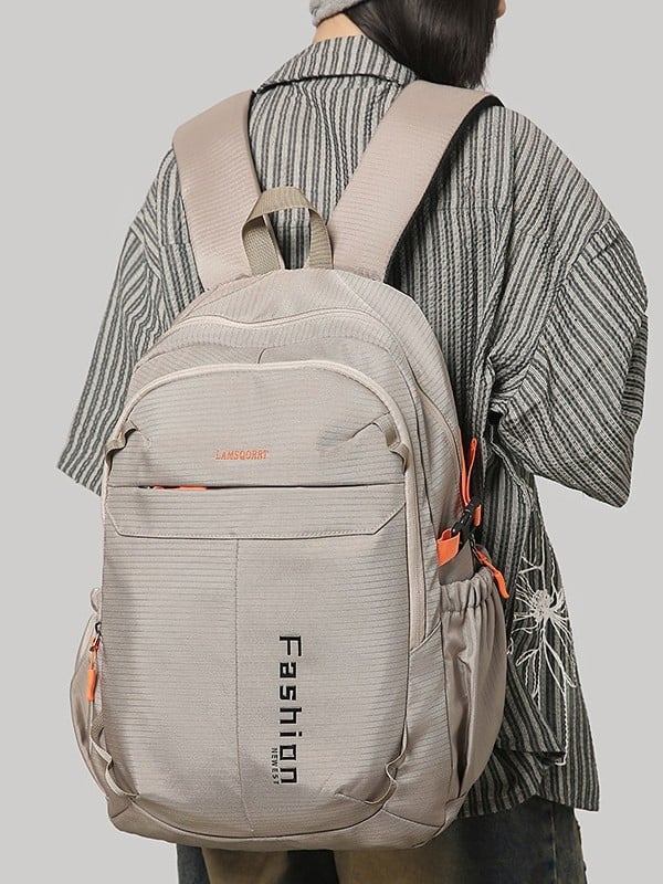 Σακίδιο ταξιδιού από καμβά, στυλ αναψυχής, κλείσιμο με φερμουάρ, εσωτερική θήκη για το τηλέφωνο, επένδυση πολυεστέρα