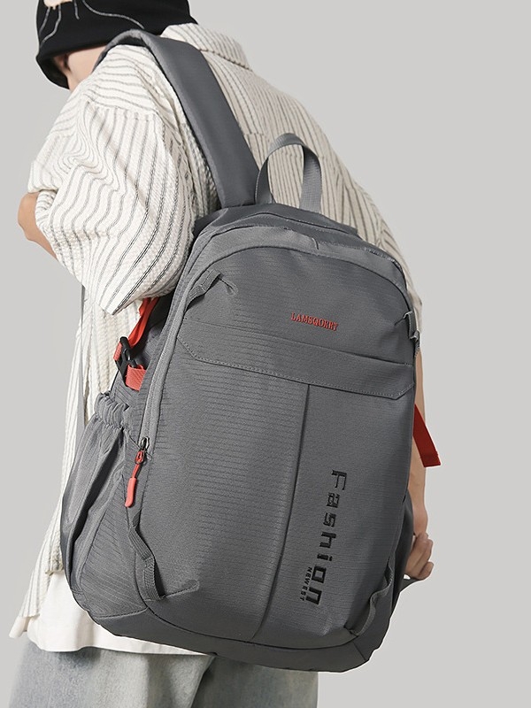 Σακίδιο ταξιδιού από καμβά, στυλ αναψυχής, κλείσιμο με φερμουάρ, εσωτερική θήκη για το τηλέφωνο, επένδυση πολυεστέρα