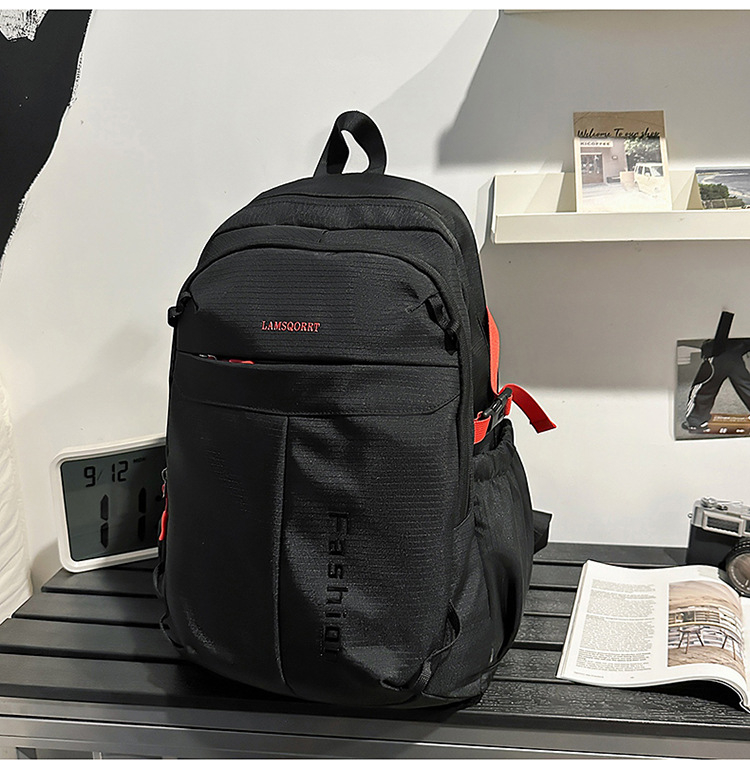 Σακίδιο ταξιδιού από καμβά, στυλ αναψυχής, κλείσιμο με φερμουάρ, εσωτερική θήκη για το τηλέφωνο, επένδυση πολυεστέρα