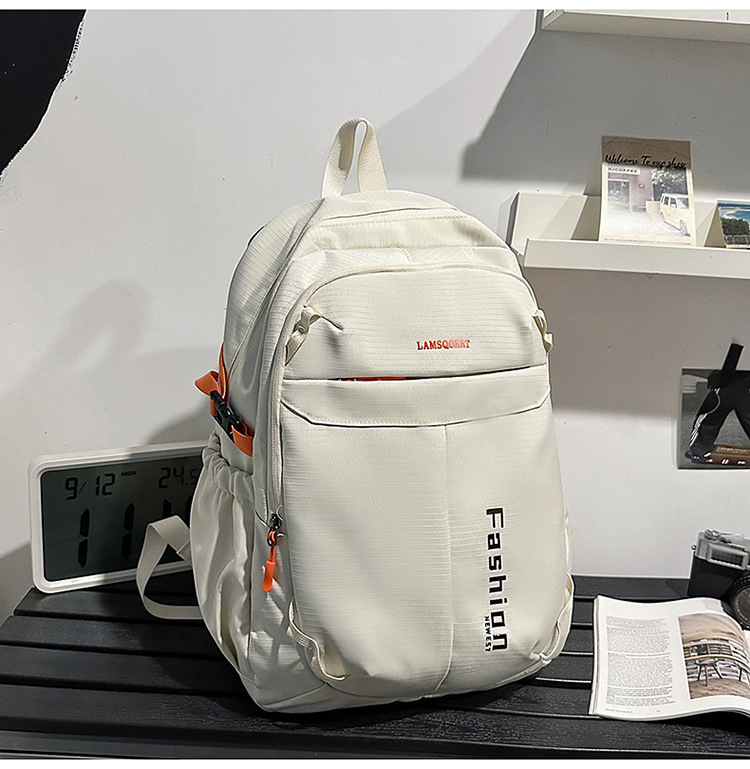 Σακίδιο ταξιδιού από καμβά, στυλ αναψυχής, κλείσιμο με φερμουάρ, εσωτερική θήκη για το τηλέφωνο, επένδυση πολυεστέρα