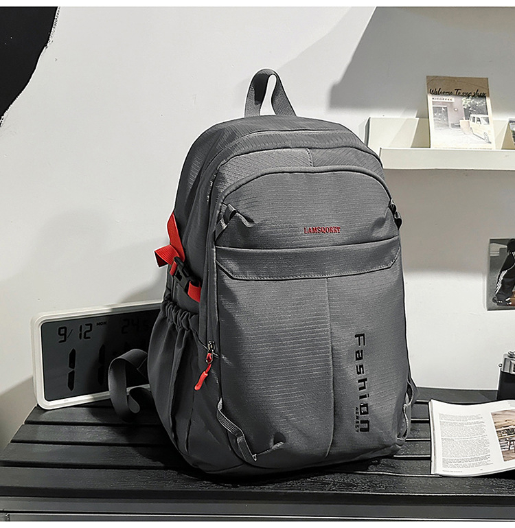 Σακίδιο ταξιδιού από καμβά, στυλ αναψυχής, κλείσιμο με φερμουάρ, εσωτερική θήκη για το τηλέφωνο, επένδυση πολυεστέρα