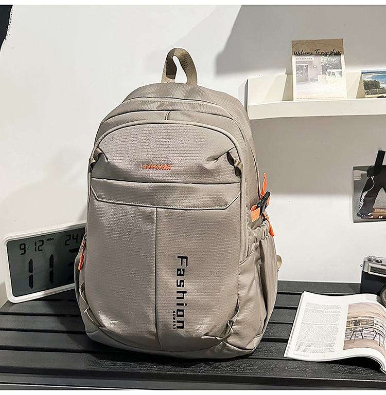 Σακίδιο ταξιδιού από καμβά, στυλ αναψυχής, κλείσιμο με φερμουάρ, εσωτερική θήκη για το τηλέφωνο, επένδυση πολυεστέρα