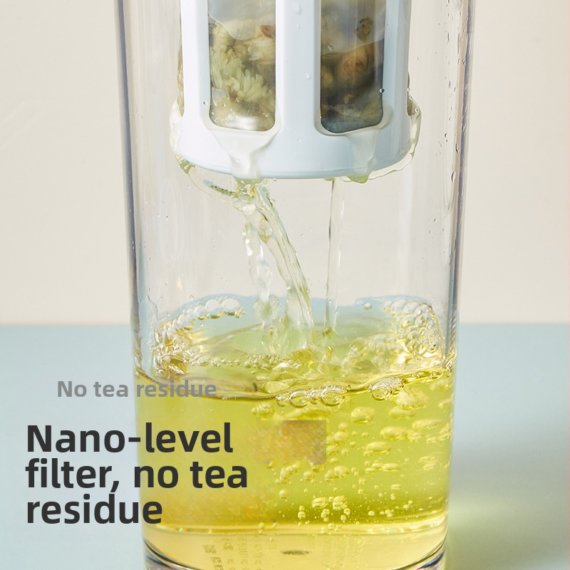 Кана за студено извличане със сито за филтриране, запечатана, въртящ се чучур – мултифункционална бутилка за сокове и студена вода