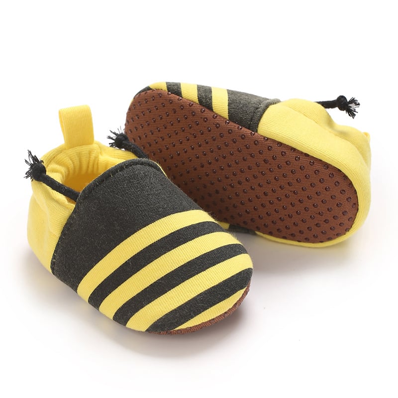 Cipele za bebe – Unisex, pamuk gornji dio, protuklizna potplat, uzorak životinja, za dob 6–12 mjeseci