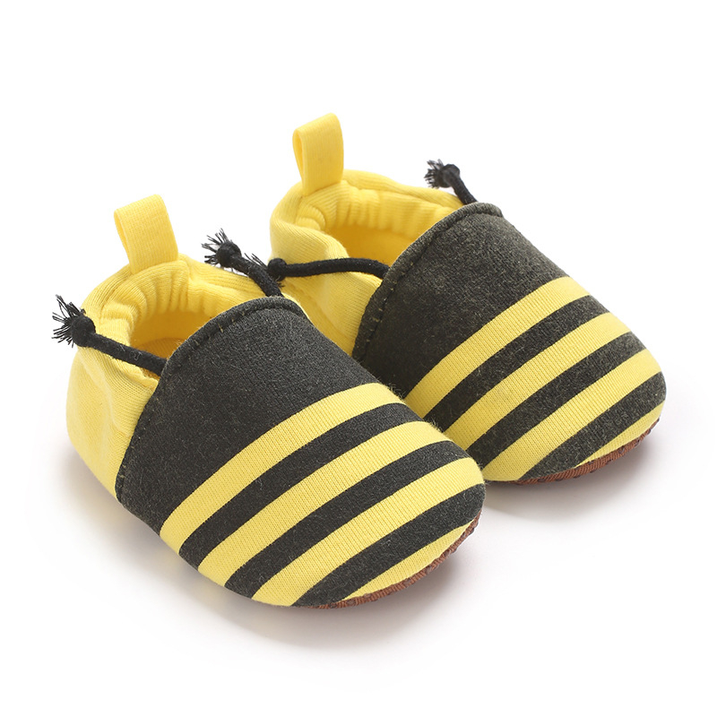 Cipele za bebe – Unisex, pamuk gornji dio, protuklizna potplat, uzorak životinja, za dob 6–12 mjeseci