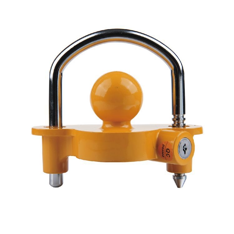 Priekabos užraktas YH9006 – korpusas iš plieno ir cinko lydinio, užrakto cilindras iš plieno, užsakymu pritaikymas galimas