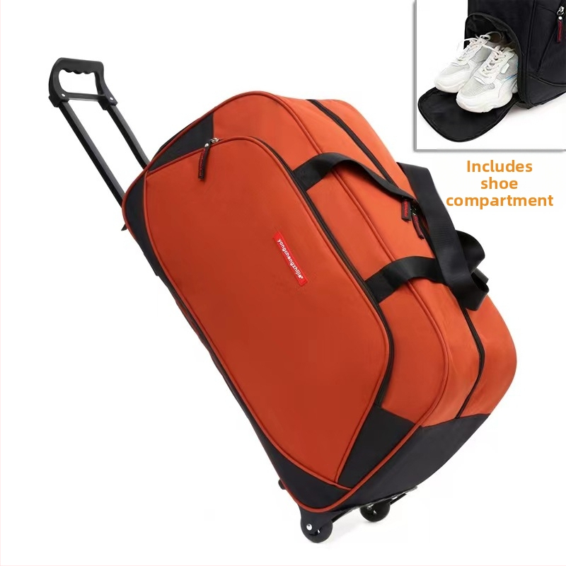 Cestovná taška s priehradkou na topánky, vodotesná, ľahká, dýchajúca, Oxford látka, kapacita pod 20L, mäkká rukoväť, unisex