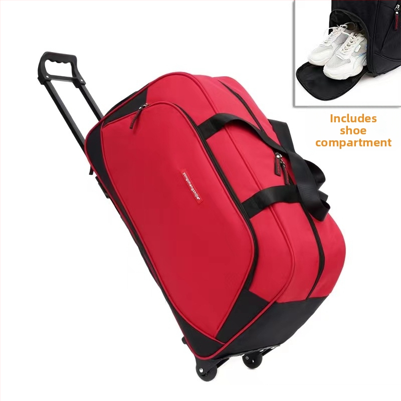 Cestovná taška s priehradkou na topánky, vodotesná, ľahká, dýchajúca, Oxford látka, kapacita pod 20L, mäkká rukoväť, unisex