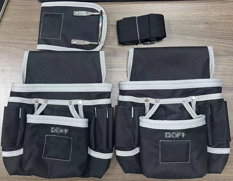 Чанта за висене на инструменти за колан — пренасяне, защита и организация на инструментите; серия инструментален комплект; персонализируема носеща способност и материал на рамката