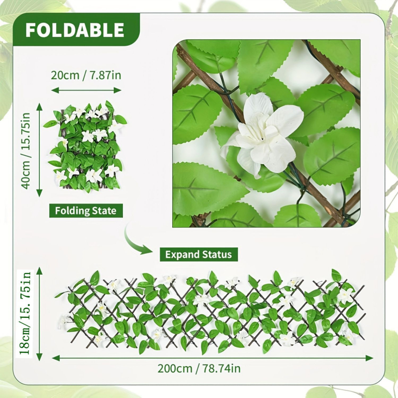 Umjetna biljka za ogradu s plastičnim lišćem, svilenim cvijećem i poliesterom; proces ubrizgavanja; marka Five-color grass; varijanta 8463247