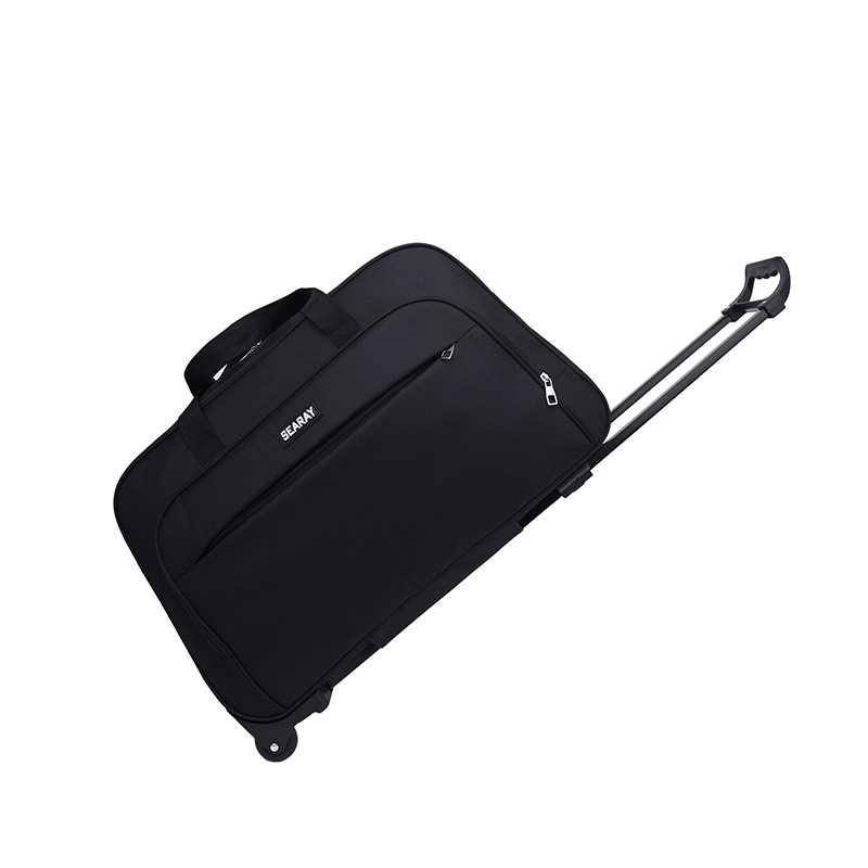 Unisex putna torba na kolica, kapacitet 36–55L, Oxford tkanina, podstava od poliester, urbani minimalistički stil, za rekreacijska putovanja