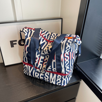 Gurulós utazótáska – nagy kapacitás 36–55L, Oxford anyag, terheléscsökkentő funkció, nylon bélés, városi egyszerű stílus