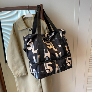 Gurulós utazótáska – nagy kapacitás 36–55L, Oxford anyag, terheléscsökkentő funkció, nylon bélés, városi egyszerű stílus