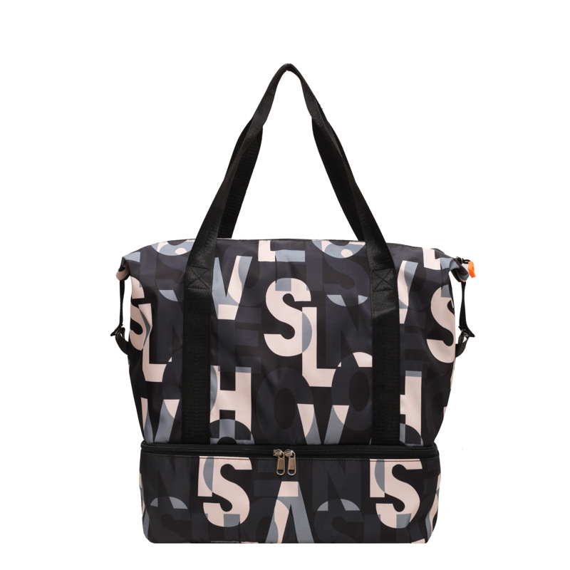 Gurulós utazótáska – nagy kapacitás 36–55L, Oxford anyag, terheléscsökkentő funkció, nylon bélés, városi egyszerű stílus