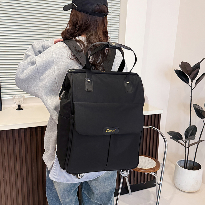 Višenamjenska putna torba s kotačićima — kapacitet 36–55 L, Oxford tkanina, unisex dizajn, poliester podstava, gradski jednostavan stil