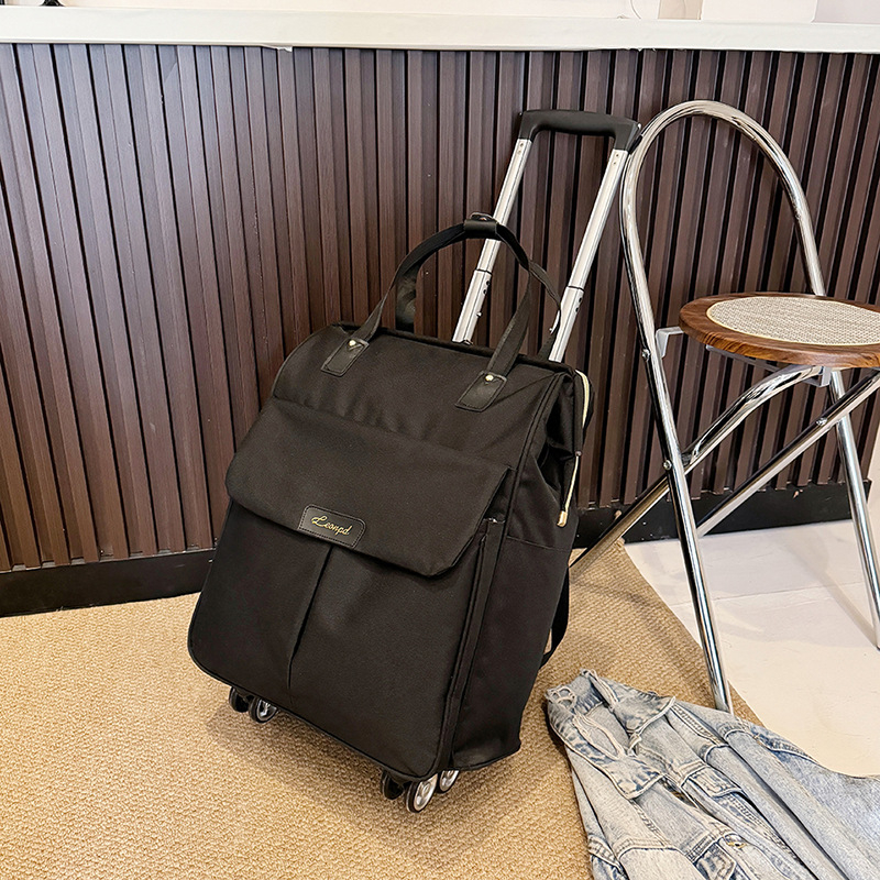 Višenamjenska putna torba s kotačićima — kapacitet 36–55 L, Oxford tkanina, unisex dizajn, poliester podstava, gradski jednostavan stil