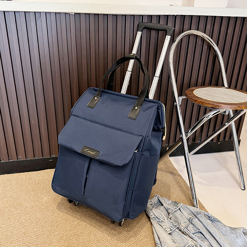 Višenamjenska putna torba s kotačićima — kapacitet 36–55 L, Oxford tkanina, unisex dizajn, poliester podstava, gradski jednostavan stil