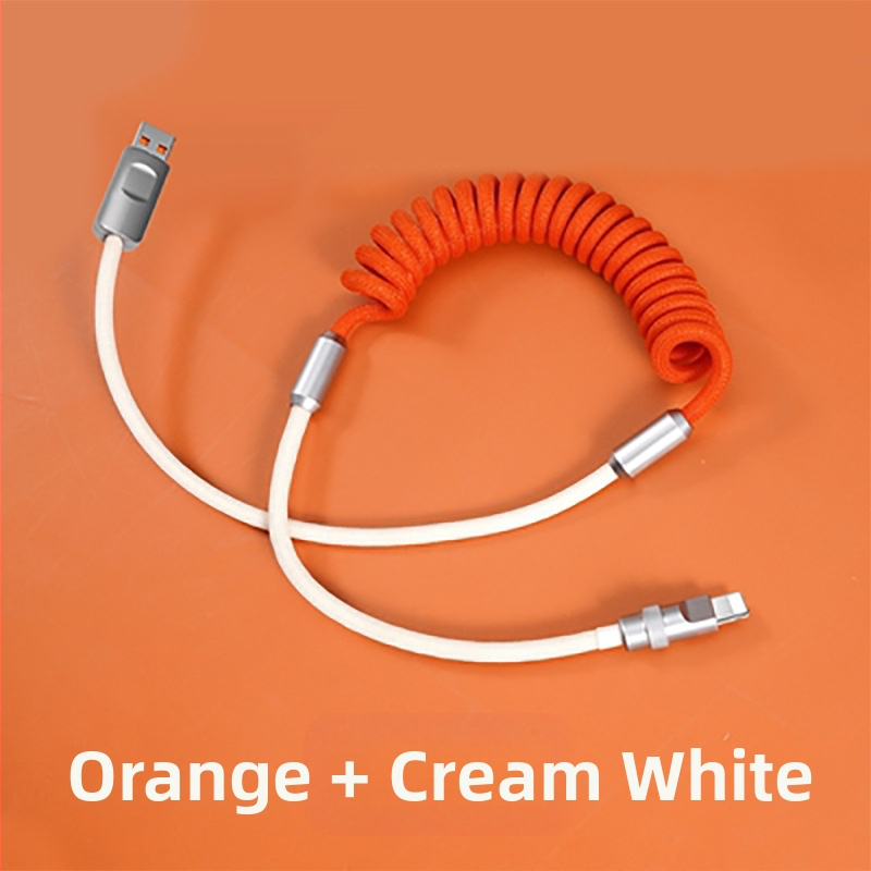 Xinyan Apple PD nabíjací kábel pre iPhone 14 – Viac rozhraní: Lightning, USB-C, Micro USB, Mini USB; Pletený kábel, 120W rýchle nabíjanie