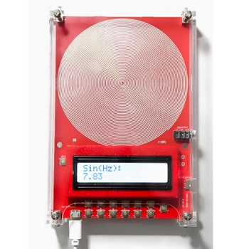 HQXRTEK генератор на Шуман вълни, 7.83 Hz чиста синусоида, диапазон 0.01-100000 Hz, захранване 5V/1A