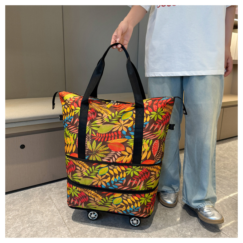 Putna torba s univerzalnim kotačićima, dvostruki sloj dizajn, kapacitet ispod 20 L, vodootporna, odjeljak suho/mokro