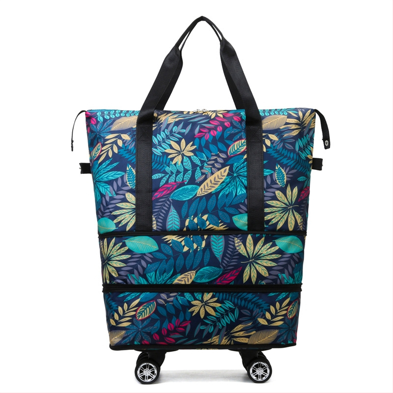 Cestovná taška s univerzálnymi kolieskami, dvojúrovňový dizajn, kapacita pod 20 l, vodotesná, oddelenie suché/mokré