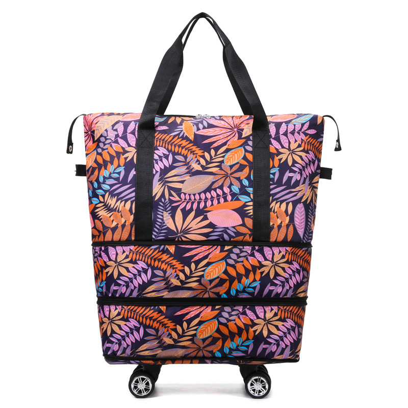 Putna torba s univerzalnim kotačićima, dvostruki sloj dizajn, kapacitet ispod 20 L, vodootporna, odjeljak suho/mokro