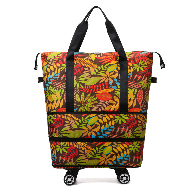 Putna torba s univerzalnim kotačićima, dvostruki sloj dizajn, kapacitet ispod 20 L, vodootporna, odjeljak suho/mokro